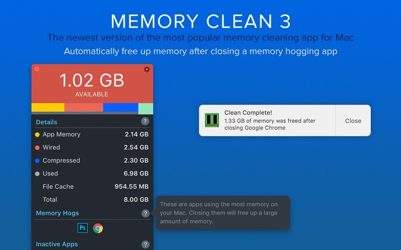 Memory Clean 3 screenshot 2